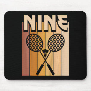 Tapis De Souris Enfants 9 ans Dminton Anniversaire Garçon 9e Anniv
