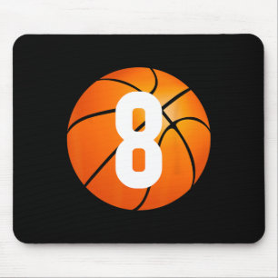 Tapis De Souris Enfants Basketball - 8 ans Anniversaire