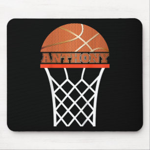 Tapis De Souris Enfants Basketball Anthony Personnalisé Nom Cadeau