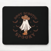 Tapis De Souris Enfants Boot Scootin Éffrayant Halloween Retro F (Devant)
