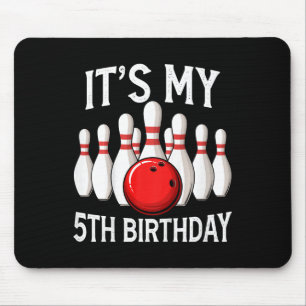 Tapis De Souris Enfants C'est mon 5e anniversaire Bowling Bowler 5