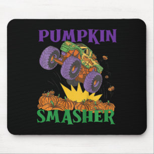 Tapis De Souris Enfants Citrouille Smasher Monster Camion Hallowee