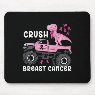 Tapis De Souris Enfants Crush Cancer du Sein Monster Camion Dinosa