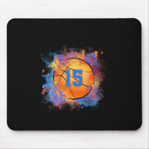 Tapis De Souris Enfants de 15 ans 15e anniversaire de basket-ball
