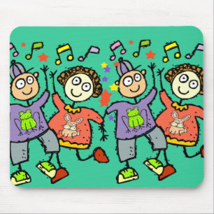 TAPIS DE SOURIS ENFANTS DE DANSE