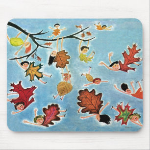 Tapis De Souris Enfants de feuille
