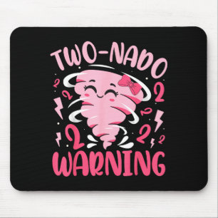 Tapis De Souris Enfants Deux-nado Avertissement 2e Anniversaire Nk