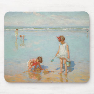 Tapis De Souris Enfants en bord de mer (Summer Beach Scene)