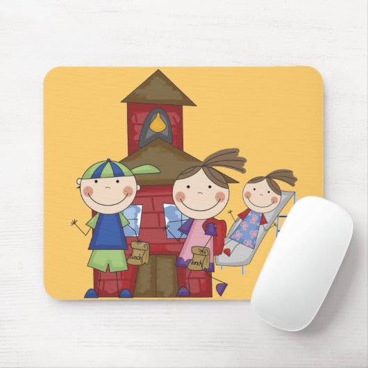 Tapis De Souris Enfants et T-shirts et cadeaux d'école (Avec souris)