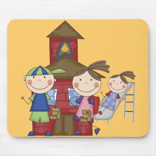 Tapis De Souris Enfants et T-shirts et cadeaux d'école (Devant)
