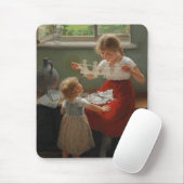 Tapis De Souris Enfants Fabriquant Des Silhouettes (Enfants Mignon (Avec souris)