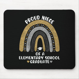 Tapis De Souris Enfants Fier Nièce D'Une École Primaire Diplômée R