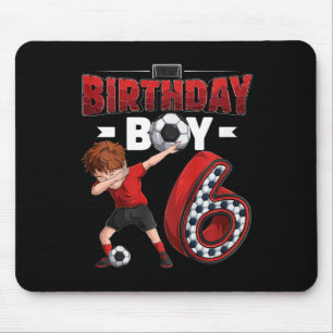 Tapis De Souris Enfants Garçon qui fait le dab 6 Ans Joueur de Foo