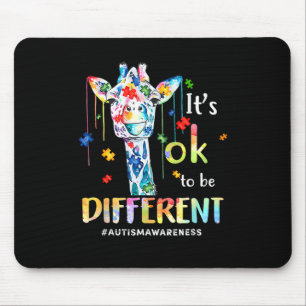 Tapis De Souris Enfants garçons filles acceptation girafe Cest ok