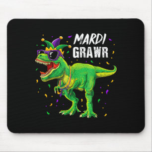 Tapis De Souris Enfants Garçons Mardi Grawr Rex Dinosaure Tout-Pet