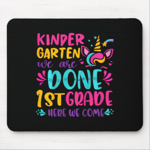 Tapis De Souris Enfants Gardergarten Fait 1ère Année Dernière Jour