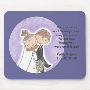 Tapis De Souris Enfants mariés et mariés
