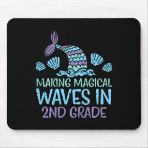 Tapis De Souris Enfants Mermaid Magique Waves 2e année Deuxième pr