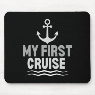 Tapis De Souris Enfants Mon Premier Navire de Croisière Ancre Vaca