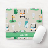 Tapis De Souris Enfants Personnalisés Golfcart Golfcart Golfing Sp (Avec souris)
