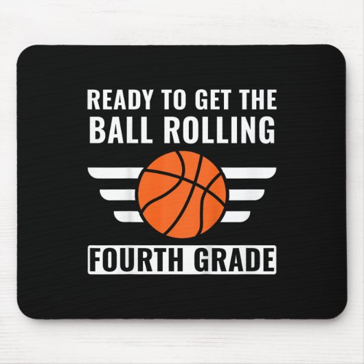 Tapis De Souris Enfants Premier jour de 4e année Garçons de 4e ann (Devant)