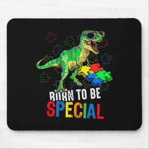 Tapis De Souris Enfants Sensibilisation sur l'autisme Dino Autisti