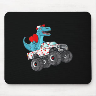 Tapis De Souris Enfants Valentines Jour T Rex équitation Monster T