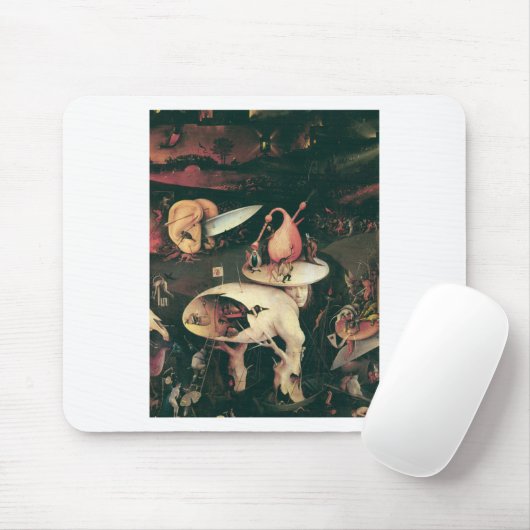 Tapis De Souris Enfer. Hieronympous Bosch. 1503-1504 (Avec souris)