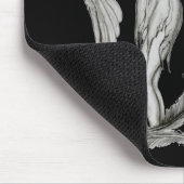 Tapis De Souris Engel - Design noir et blanc (Coin)