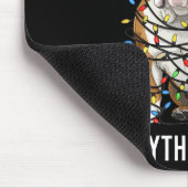 Tapis De Souris English Bulldog Christmas I'm Fine Everything Is F (Coin)