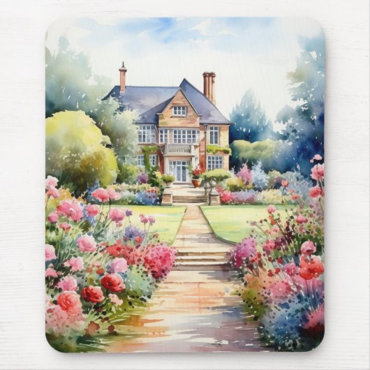 Tapis De Souris English Garden Landscape (Devant)