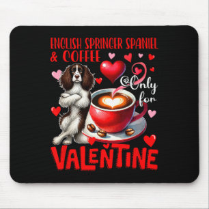 Tapis De Souris English Springer Spaniel et café uniquement pour V