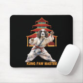 Tapis De Souris English Springer Spaniel Karate Martial Arts Dog L (Avec souris)