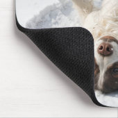 Tapis De Souris English Springer Spaniel Snow Angel (Coin)