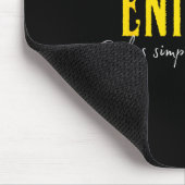 Tapis De Souris Enigma, Les Règles Ne S'Appliquent Tout Simplement (Coin)