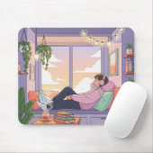 Tapis De Souris Enjoying Music (Avec souris)