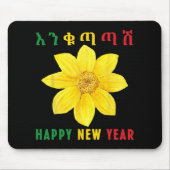 Tapis De Souris Enkuh Adey Abeba, Happy New Year, Ethioan Eritrean (Devant)