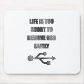 Tapis De Souris enlevez USB sans risque (Devant)