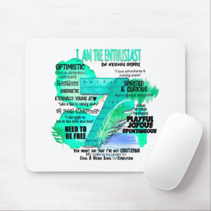 Tapis De Souris Enneagram Type 7 - Je Suis L'Enthousiaste