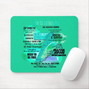 Tapis De Souris Enneagram Type 7 - Je Suis L'Enthousiaste