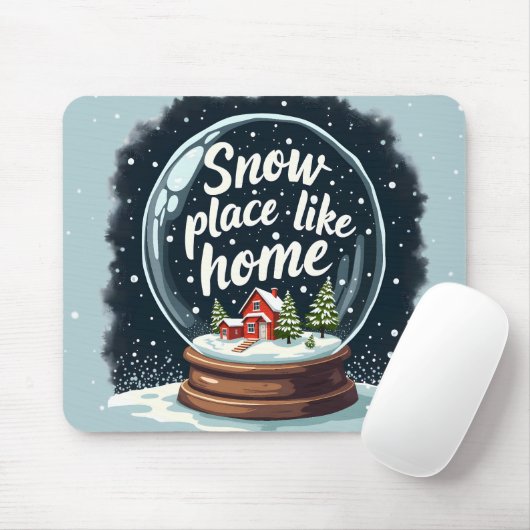 Tapis De Souris Enneigement comme maison vacances Citation (Avec souris)