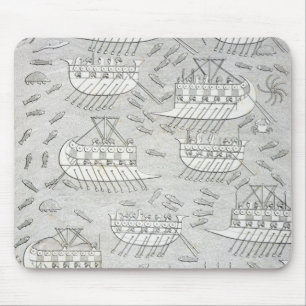 Tapis De Souris Ennemis des Assyriens prenant le refuge dans des
