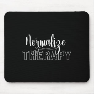 Tapis De Souris Énoncé de thérapie Soutien Problèmes de santé ment