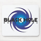 Tapis De Souris Enregistrements Mousepad "bleu" de trou noir (Devant)