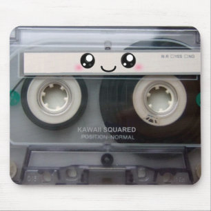 Tapis De Souris Enregistreur à cassettes mignon de Kawaii