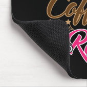 Tapis De Souris Enseignant 100 jours de café Teach Repeat (Coin)