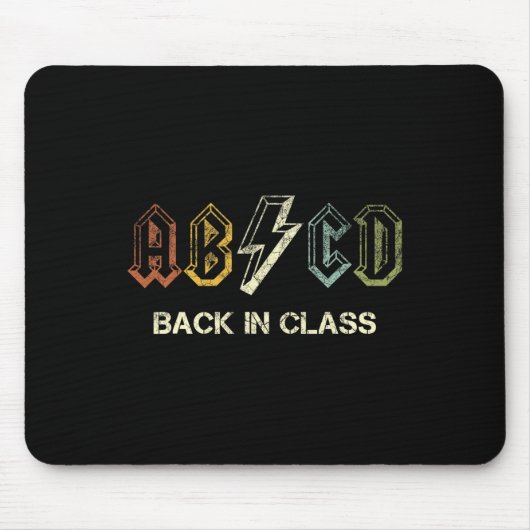 Tapis De Souris Enseignant Abcd (Devant)