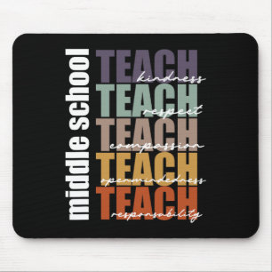 Tapis De Souris Enseignant au collège de l'école secondaire Retour