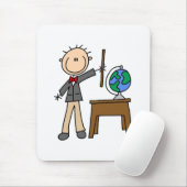 Tapis De Souris Enseignant avec Globe (Avec souris)