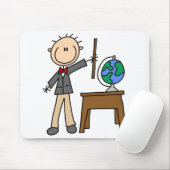 Tapis De Souris Enseignant Avec Globe (Avec souris)